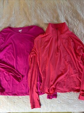 Bundle of 2 Lands End UPF shirts S